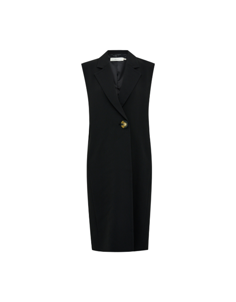 InWear Kail Waistcoat in Black by InWear