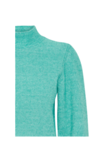 ICHI Athea Longsleeve in Green Blue Slate by ICHI