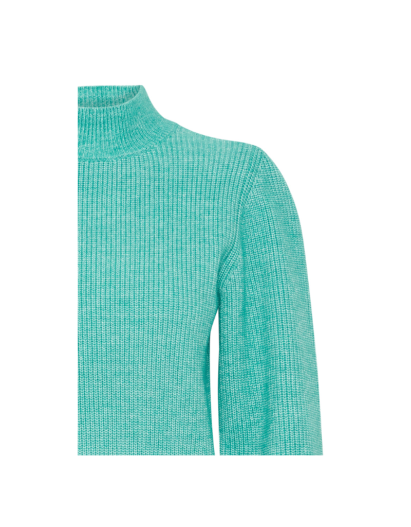 ICHI Athea Longsleeve in Green Blue Slate by ICHI