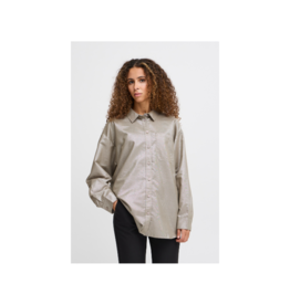 ICHI LAST ONE - SIZE 36 (S) - Houlo Shirt in Champagne Silver by ICHI