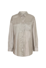 ICHI LAST ONE - SIZE 36 (S) - Houlo Shirt in Champagne Silver by ICHI