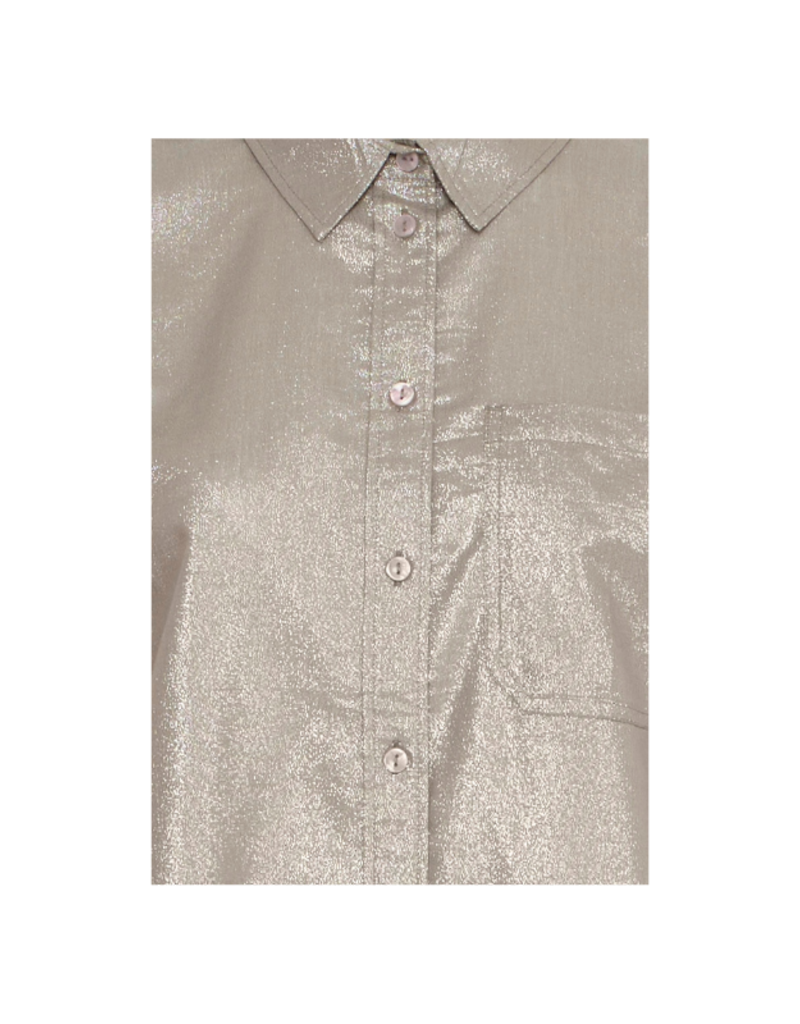 ICHI LAST ONE - SIZE 36 (S) - Houlo Shirt in Champagne Silver by ICHI