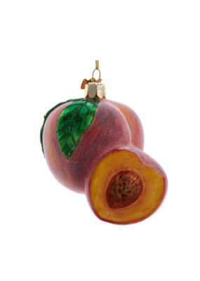 Noble Gems Peach Glass Ornament