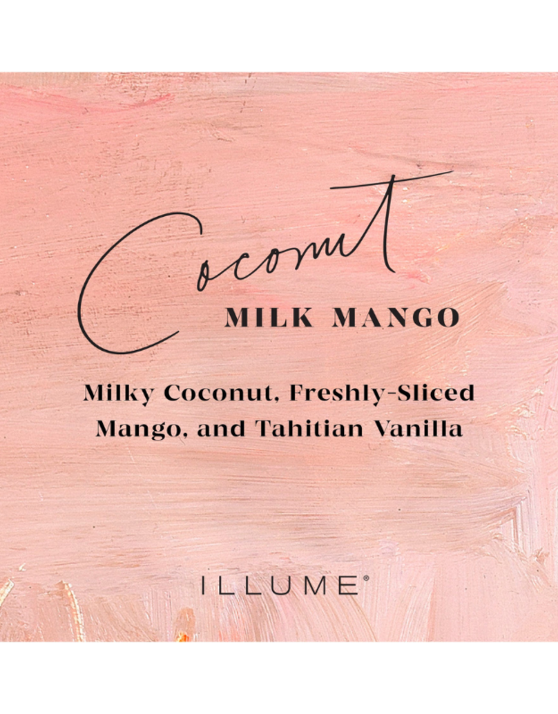 Illume Coconut Milk Mango Glass Artist's Candle