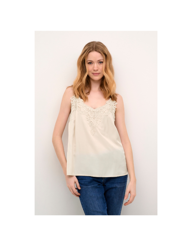 Cream Anna Top in Ancient Scroll by Cream