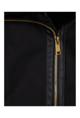Esqualo LAST ONE - SIZE 8/MEDIUM - Gilet Vest with Fake Fur in Black by Esqualo