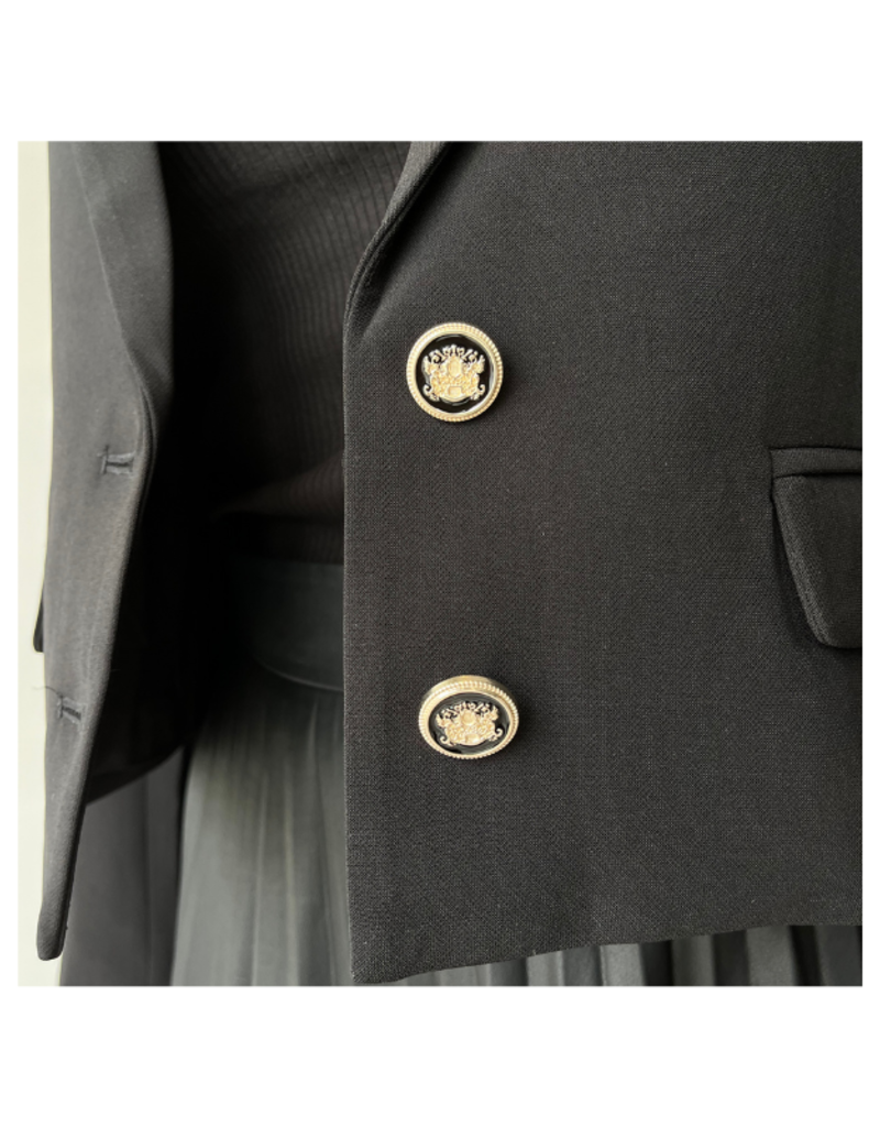 Esqualo Short City Blazer in Black by Esqualo