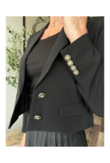 Esqualo Short City Blazer in Black by Esqualo