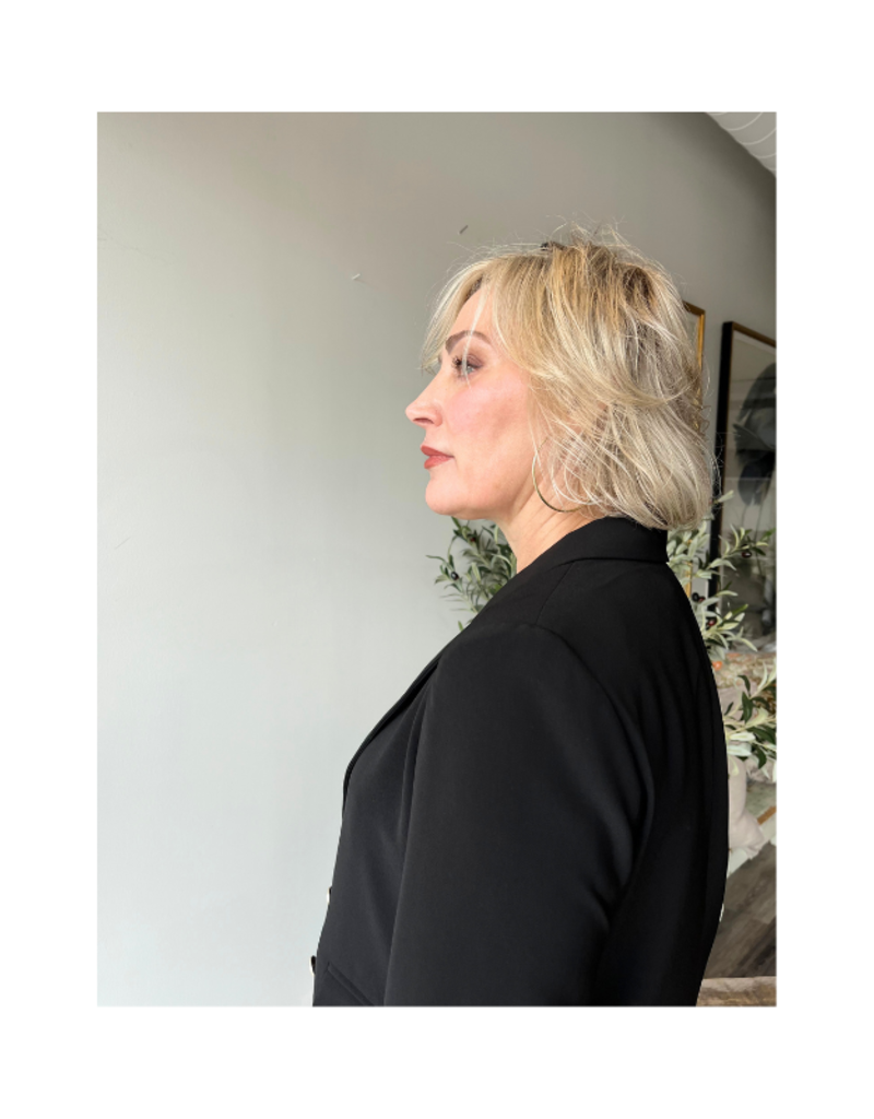Esqualo Short City Blazer in Black by Esqualo
