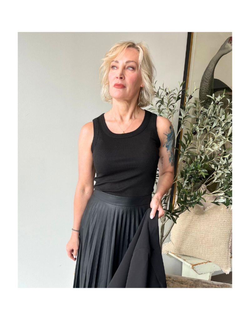 InWear Dagna Tank in Black by InWear