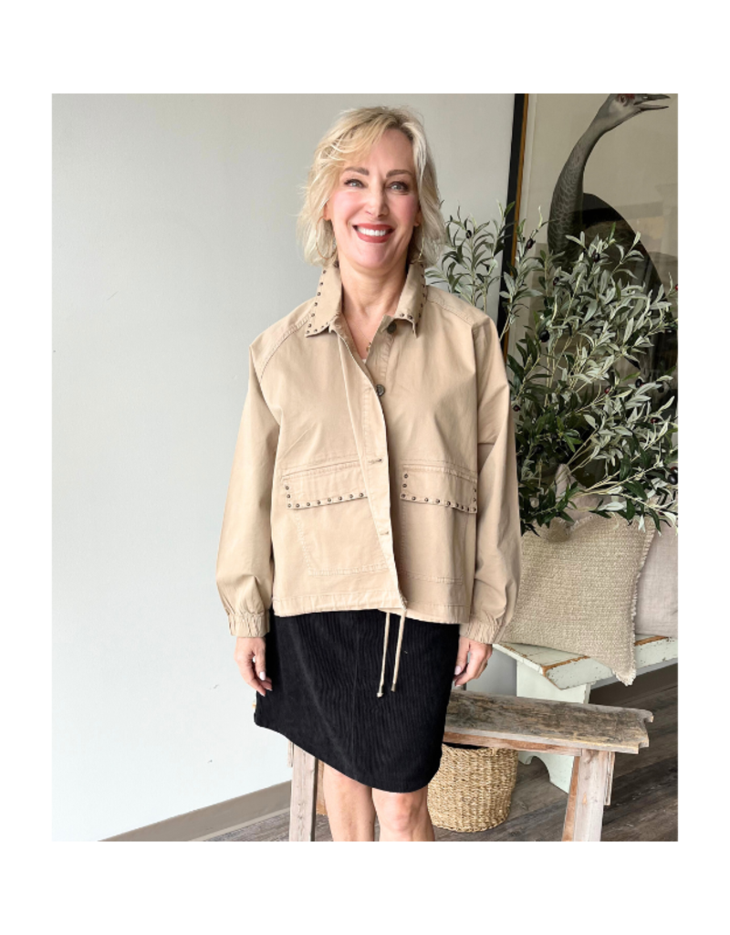 Racy Brita Jacket in Dune by Cream