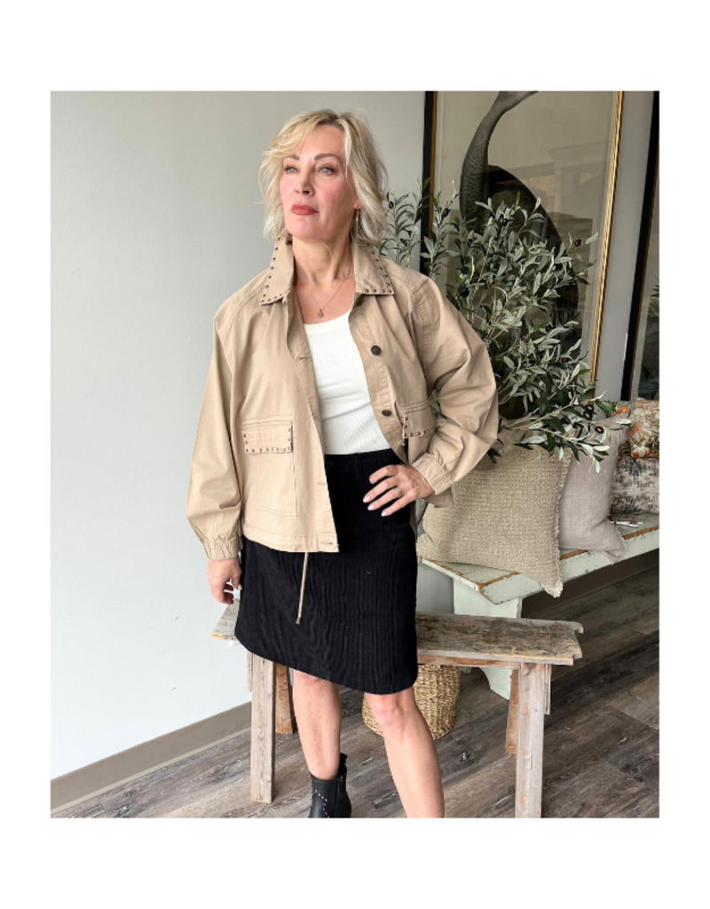 Racy Brita Jacket in Dune by Cream