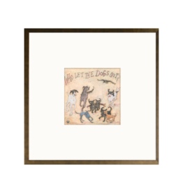 Celadon Art Who Let the Dogs Out by Sam Toft