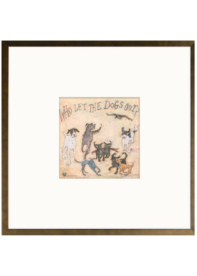 Celadon Art Who Let the Dogs Out by Sam Toft