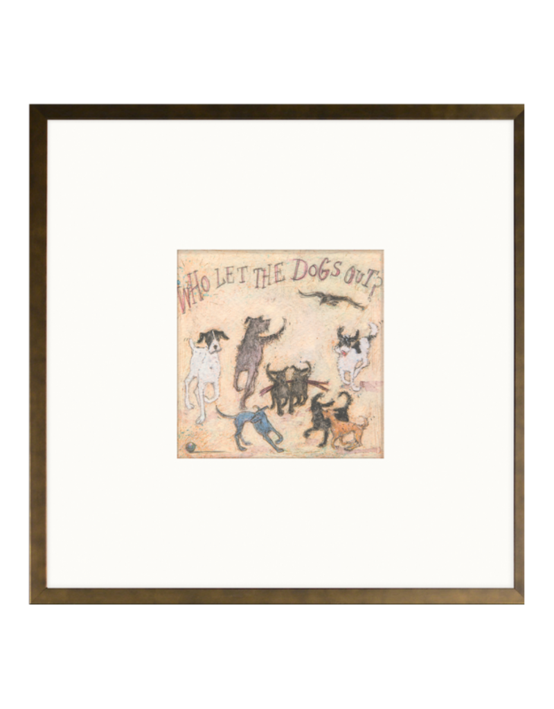 Celadon Art Who Let the Dogs Out by Sam Toft