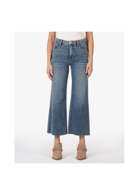 Kut from the Kloth Meg Wide Leg Jean in Gripping by Kut from the Kloth
