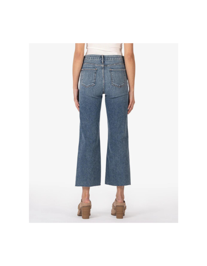 Kut from the Kloth Meg Wide Leg Jean in Gripping by Kut from the Kloth