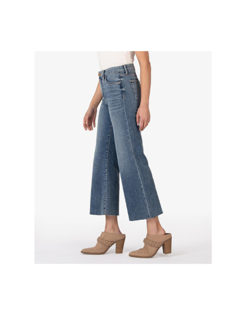 Kut from the Kloth Meg Wide Leg Jean in Gripping by Kut from the Kloth