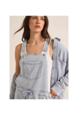 Z Supply The Knit Denim Overall in Washed Indigo by Z Supply