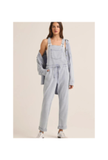 Z Supply The Knit Denim Overall in Washed Indigo by Z Supply