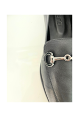 Bueno Bowie Black Leather Flat by Bueno