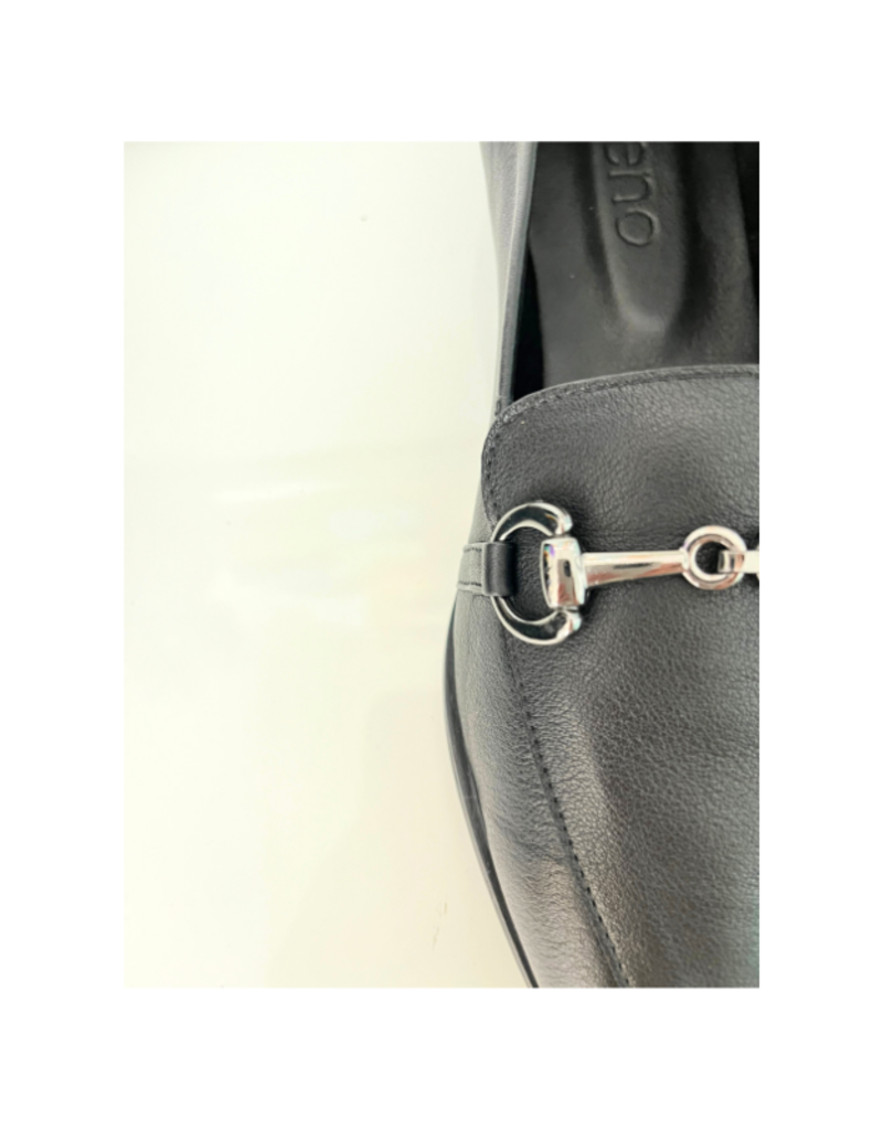 Bueno Bowie Black Leather Flat by Bueno