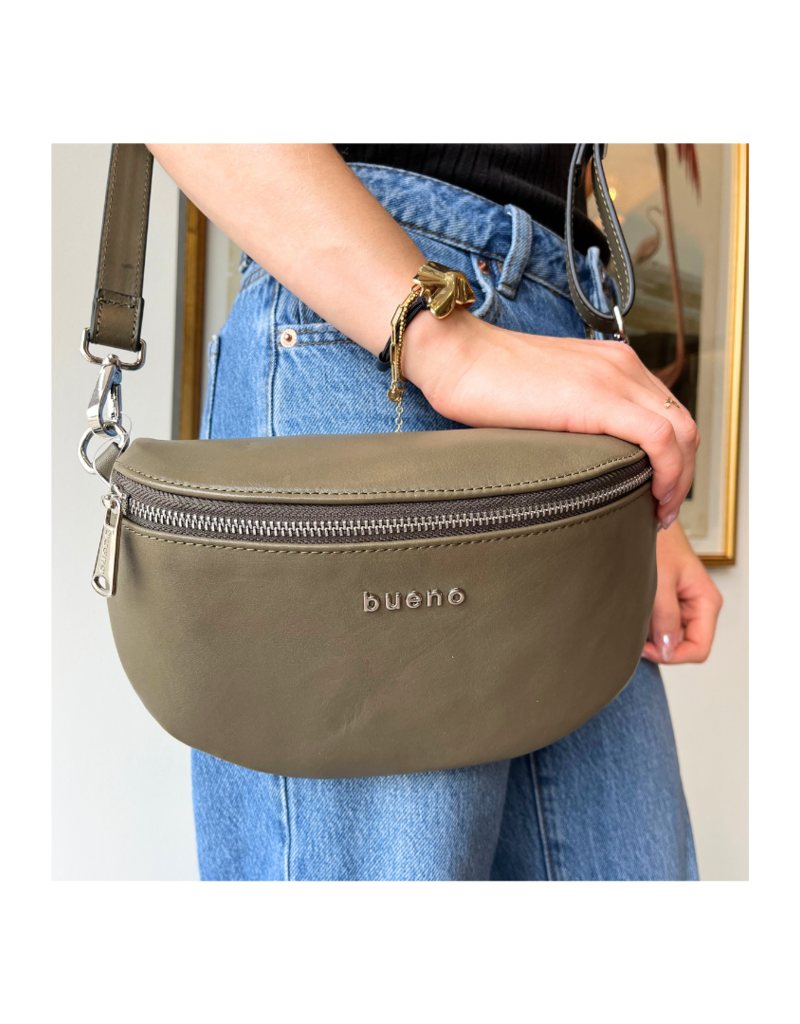 Bueno Victoria Leather Bag Khaki The Art of Home