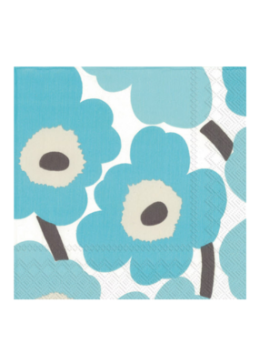 UNIKKO Turquoise Marimekko Cocktail Napkins