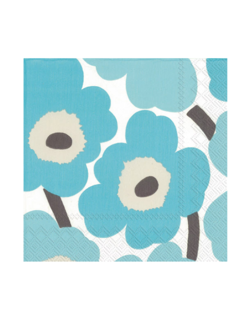 UNIKKO Turquoise Marimekko Cocktail Napkins