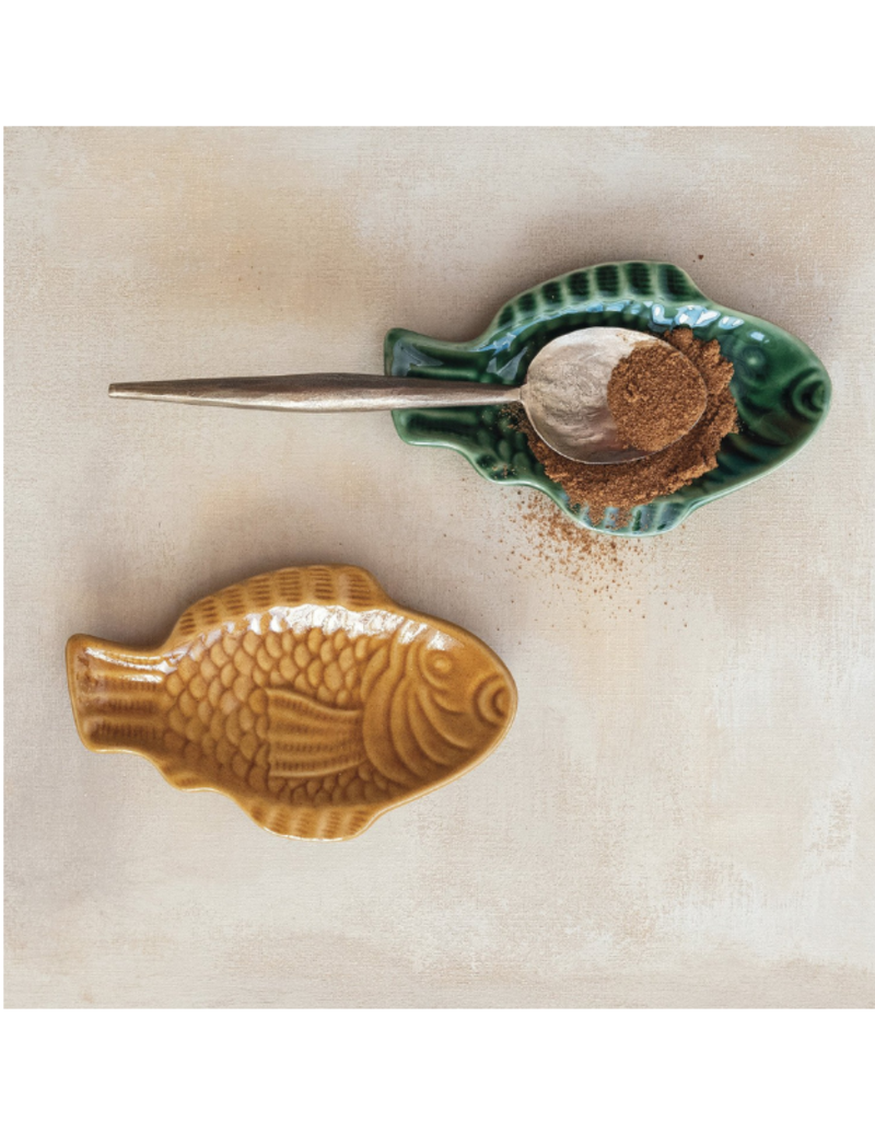 Creative Co-Op Fish Shaped Dish