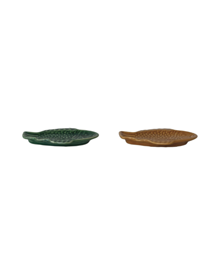 Creative Co-Op Fish Shaped Dish