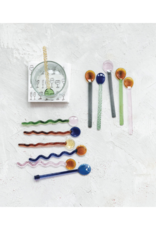Creative Co-Op Handmade Glass Spoon Set