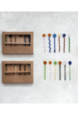 Creative Co-Op Handmade Glass Spoon Set