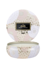 Voluspa 3-Wick Tin Candle in Santal Vanille by Voluspa
