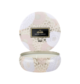 Voluspa 3-Wick Tin Candle in Santal Vanille by Voluspa