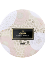Voluspa 3-Wick Tin Candle in Santal Vanille by Voluspa