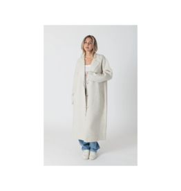 Lyla & Luxe Victoria Oversize Knit Coat in Beige by Lyla + Luxe