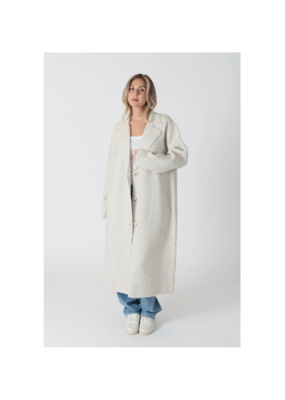 Lyla & Luxe Victoria Oversize Knit Coat in Beige by Lyla + Luxe