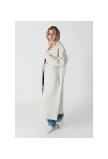 Lyla & Luxe Victoria Oversize Knit Coat in Beige by Lyla + Luxe