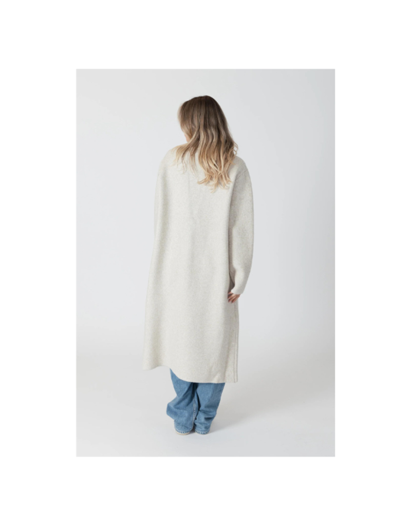 Lyla & Luxe Victoria Oversize Knit Coat in Beige by Lyla + Luxe