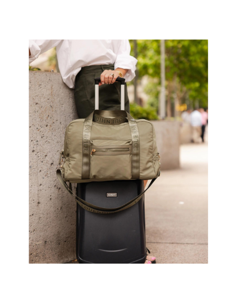 Louenhide Jenn Nylon Travel Bag in Khaki by Louenhide