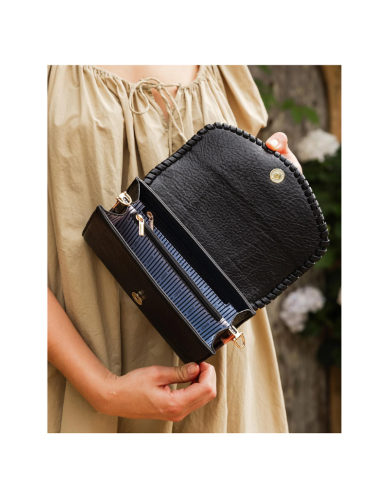 Louenhide Harlow Crossbody Bag in Black by Louenhide