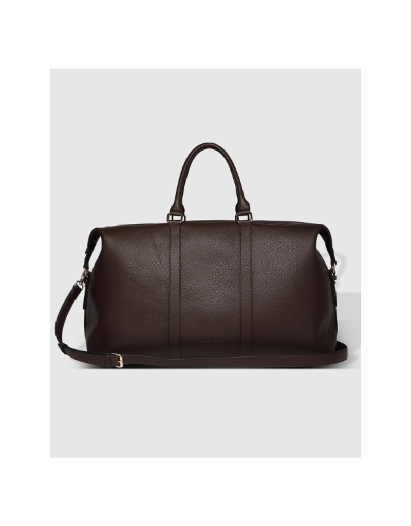 Louenhide Boston Travel Bag in Chocolate by Louenhide