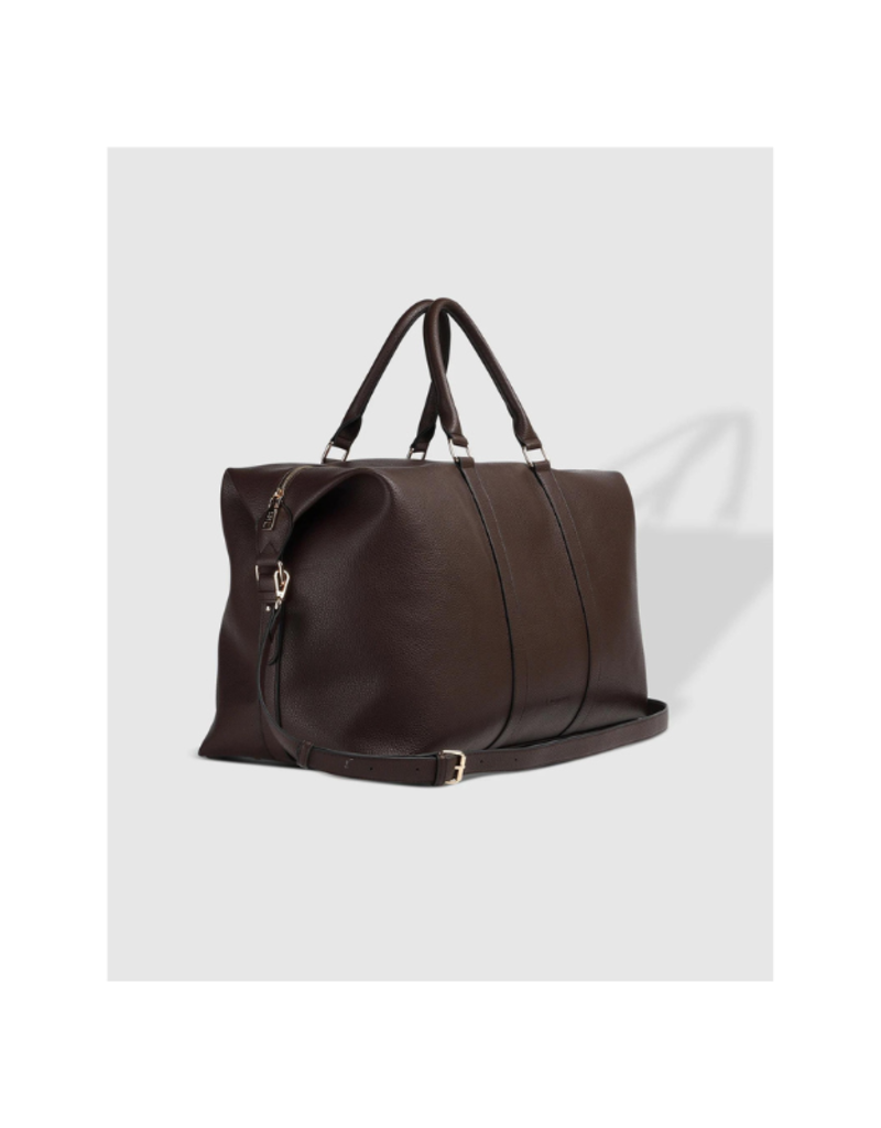 Louenhide Boston Travel Bag in Chocolate by Louenhide
