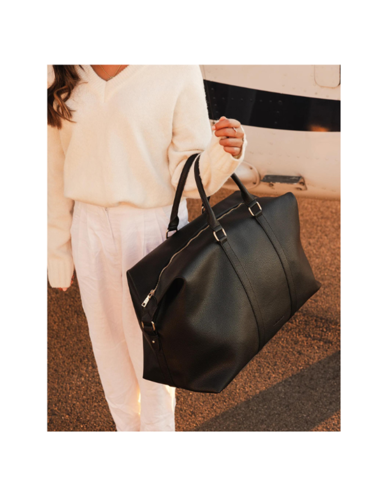 Louenhide Boston Travel Bag in Black by Louenhide