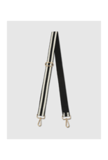 Louenhide Striped Guitar Strap in Black by Louenhide