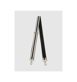 Louenhide Striped Guitar Strap in Black by Louenhide