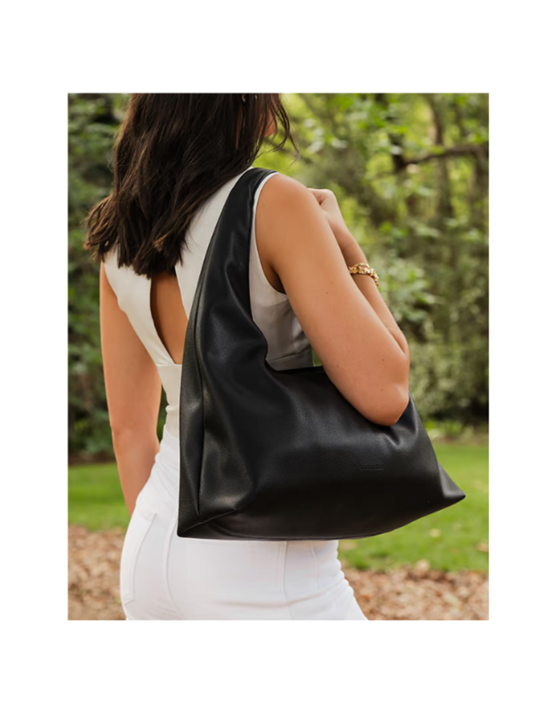 Louenhide Monaco Shoulder Bag in Black by Louenhide