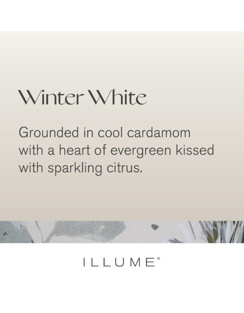 Illume Winter White Medium High Shine Tree Candle