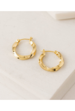 Lover's Tempo Emma Hoop Earrings Gold by Lover's Tempo